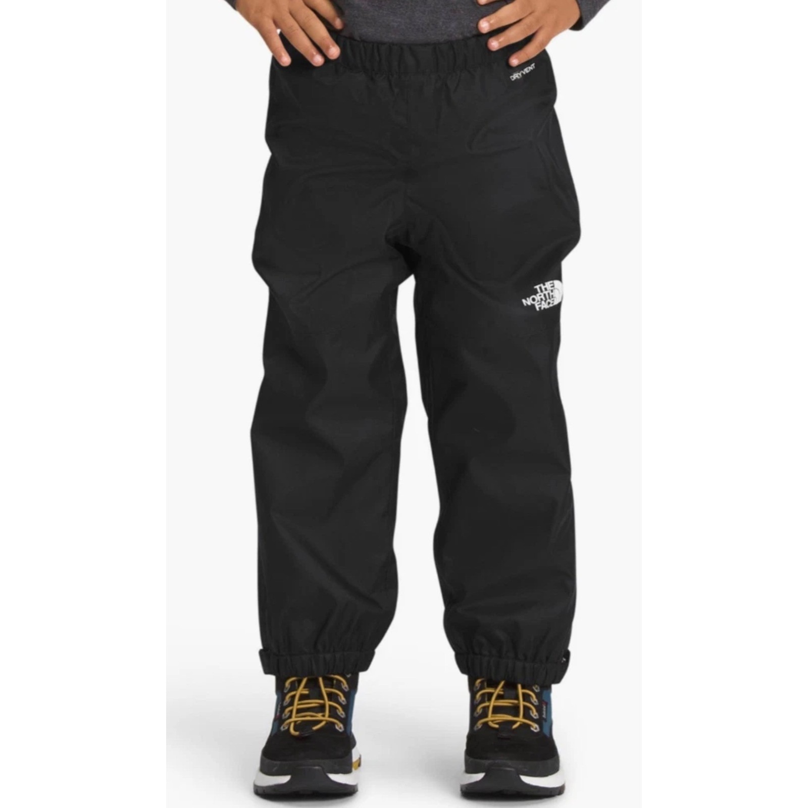 The North Face Kids Antora Black Dryvent Waterproof Rain Pants Size 2 Toddler